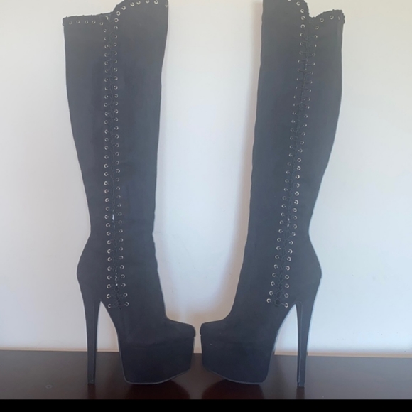 Over the knee Bebe boots - Picture 6 of 7